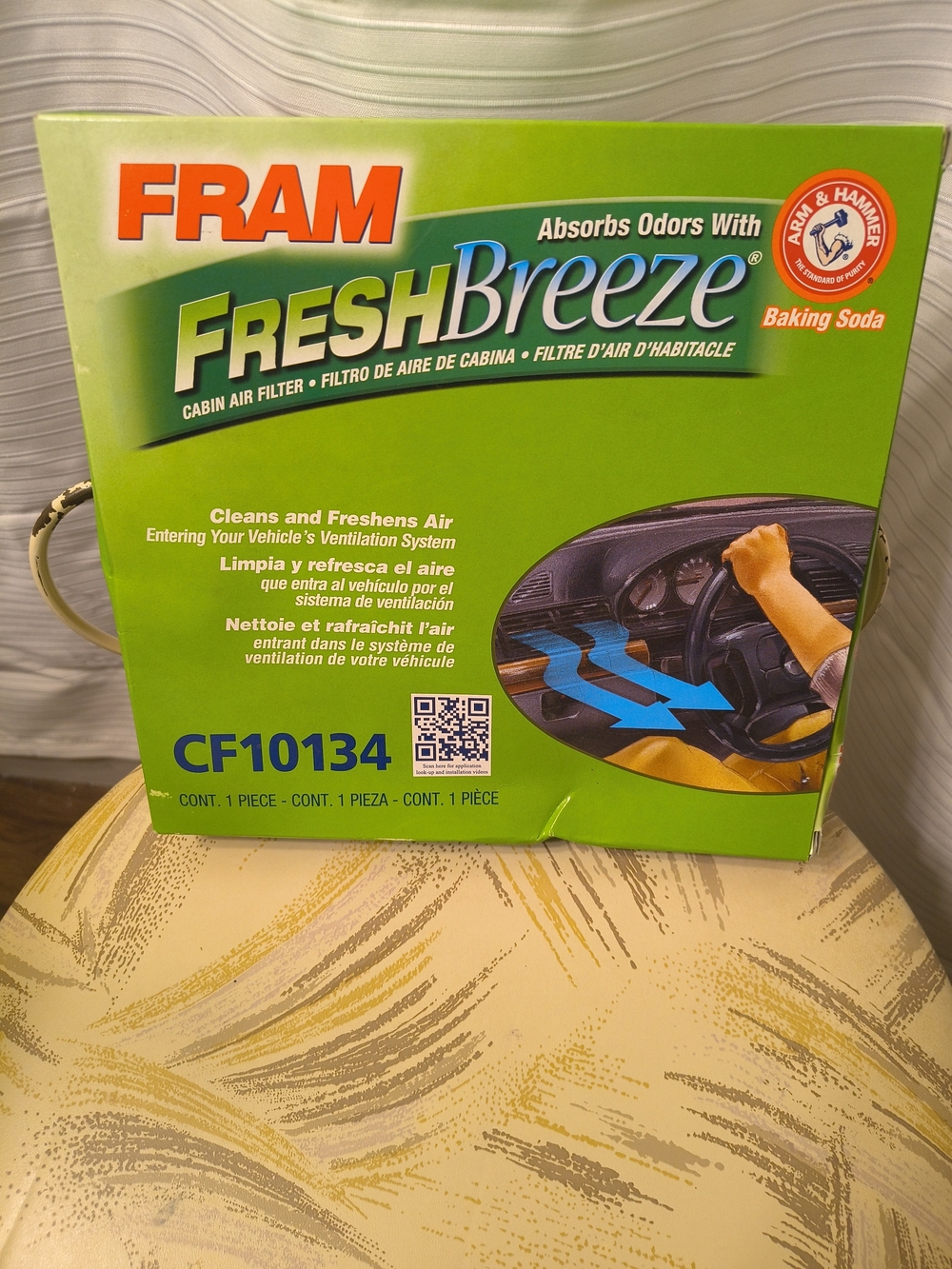 FRAM Fresh Breeze Cabin Air Filter CF10134 - Green